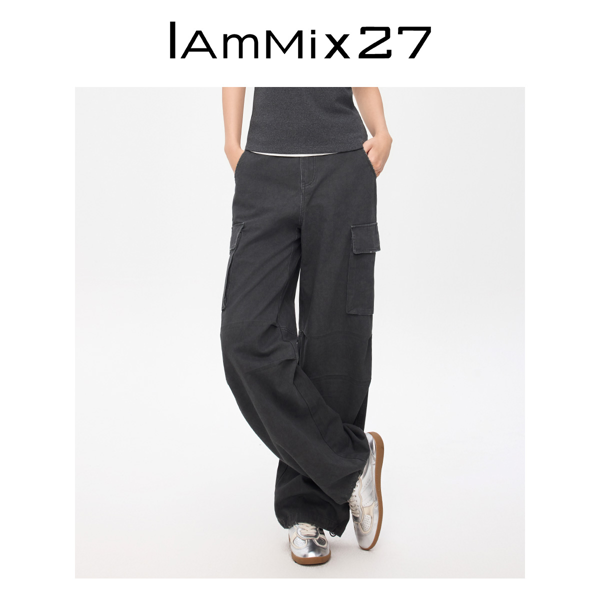 Iammix27休闲工装裤M5A7018