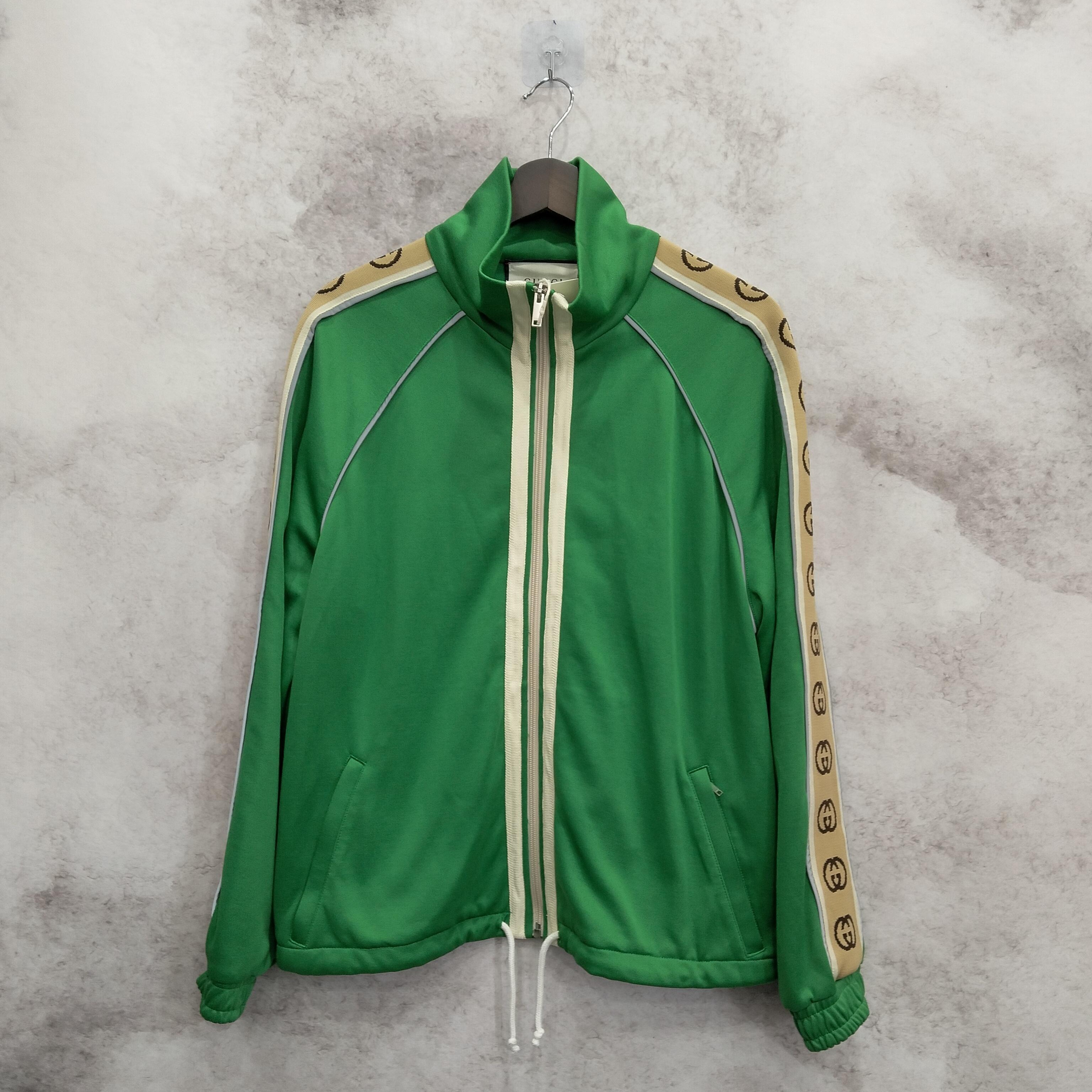 99新 GUCCI/古驰 GUCCI古驰 绿色校服外套   S码/5983