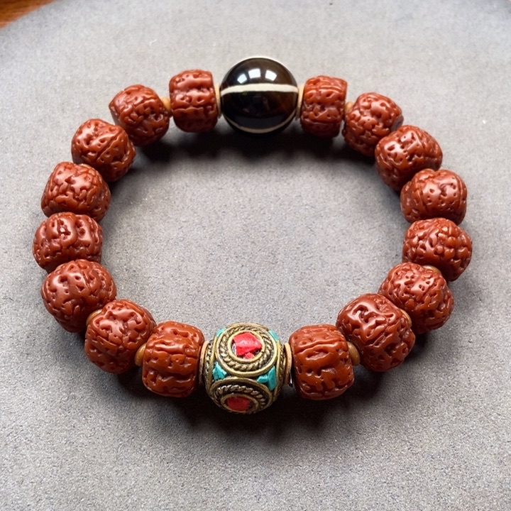 菩提把件未镶嵌金刚菩提子