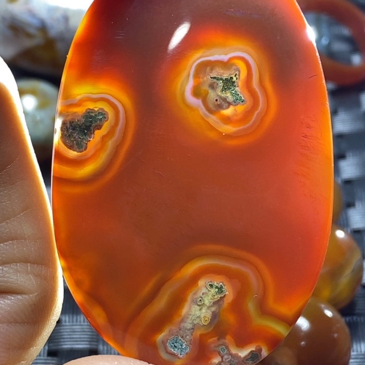 玛瑙/玉髓颈饰未镶嵌溏***蛋