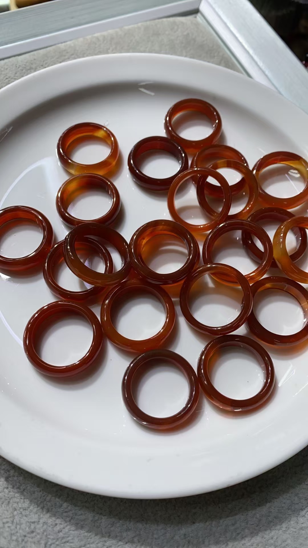 红玛瑙戒指17mm多样性发一122303