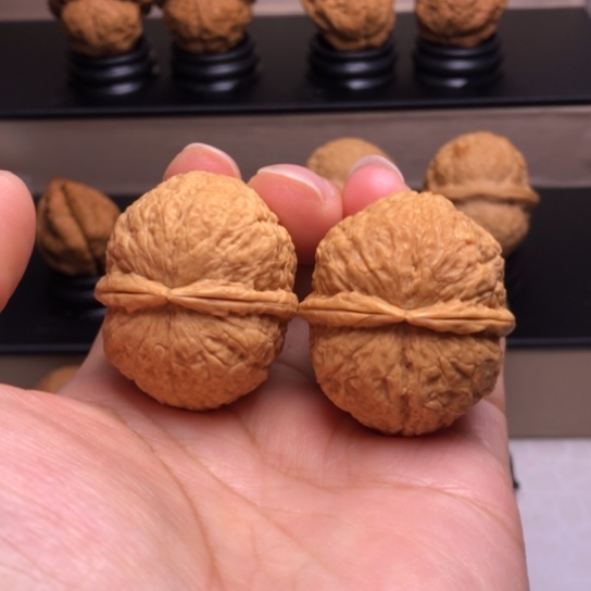 文玩核桃把件擂鼓双筋锤3