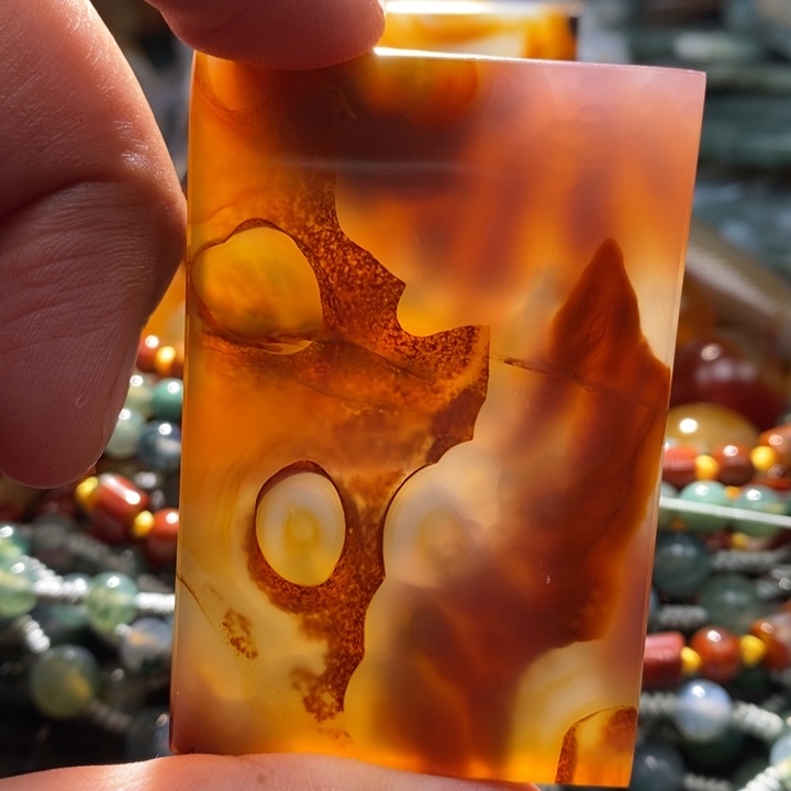 【闪购商品】玛瑙/玉髓颈饰未镶嵌乐*