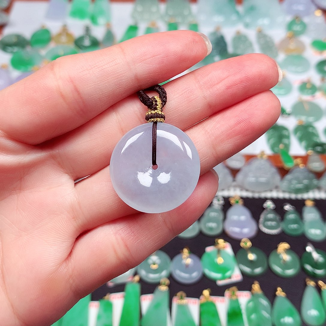 翡翠颈饰未镶嵌天然翡翠A货