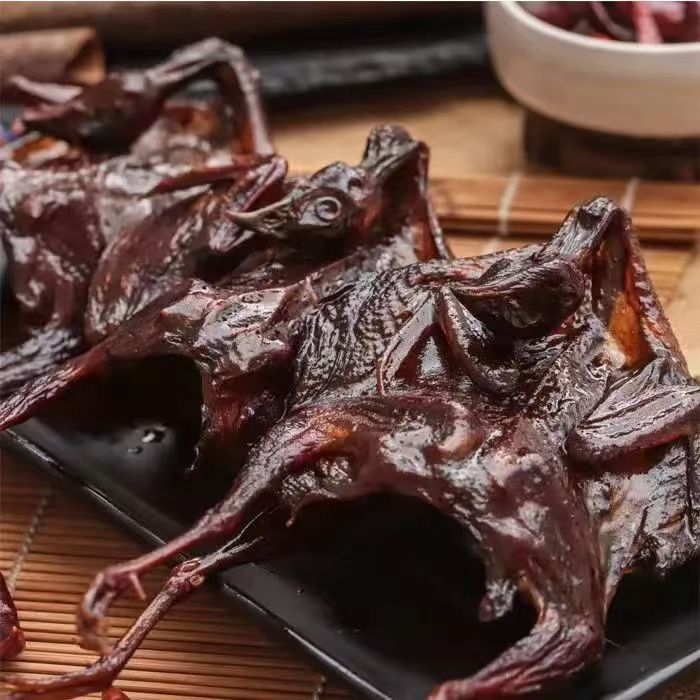 酱板【鹌鹑】肉即食香辣整只湖南正宗特产风干麻辣小吃卤味卤肉类