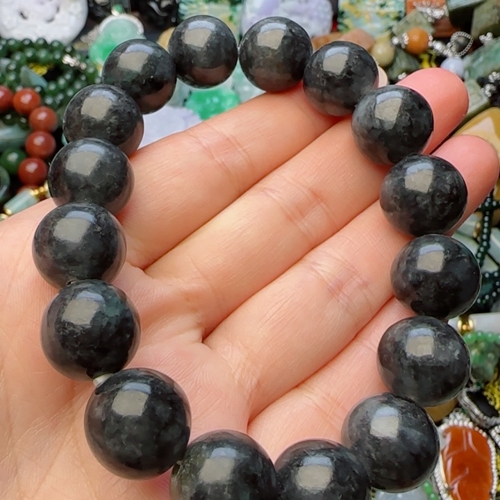 翡翠颈饰未镶嵌天然A货37