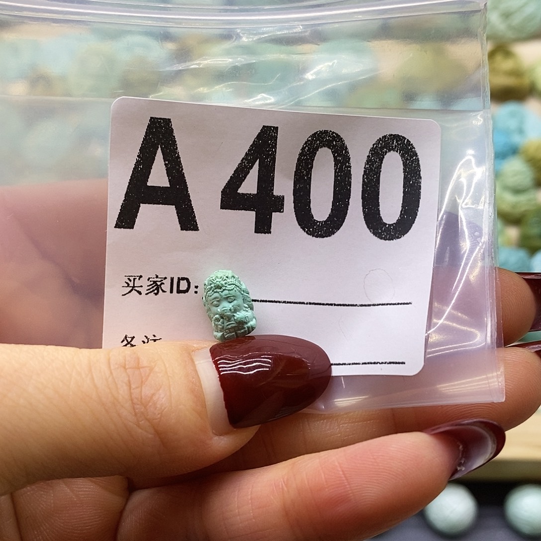 于***泠绿松石未镶嵌绿松石配饰定制