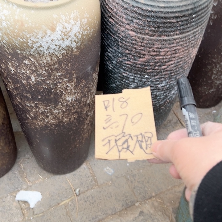 磨****店景德镇精品花盆栽适合盆栽适