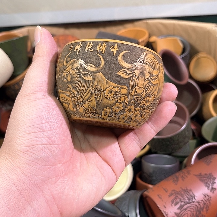 茶杯紫砂全手工紫砂主人杯