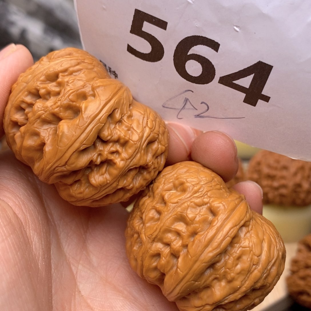文玩核桃把件564号42元宝