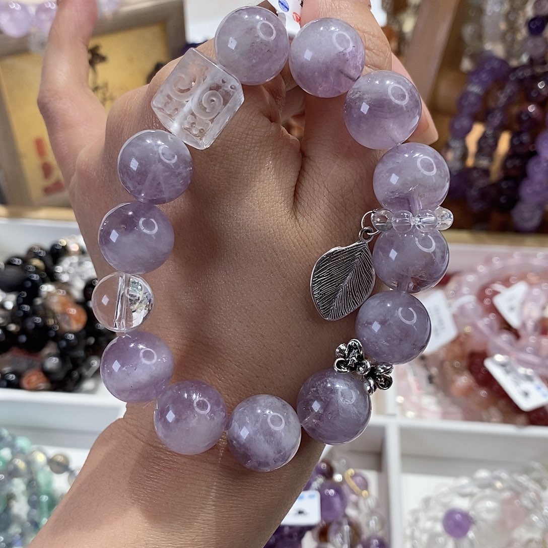 水晶手链未镶嵌G3282单圈颜色微差