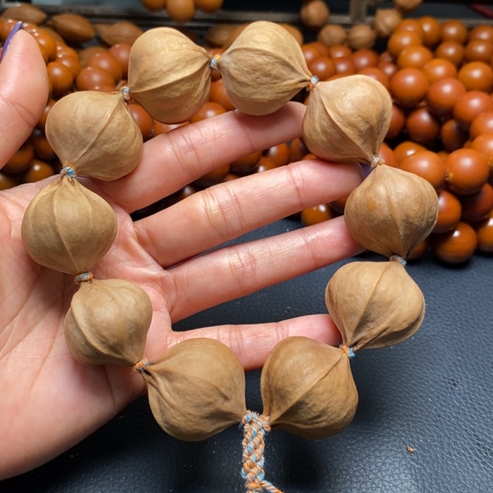 橄榄核吊坠2.8尺寸四花原皮