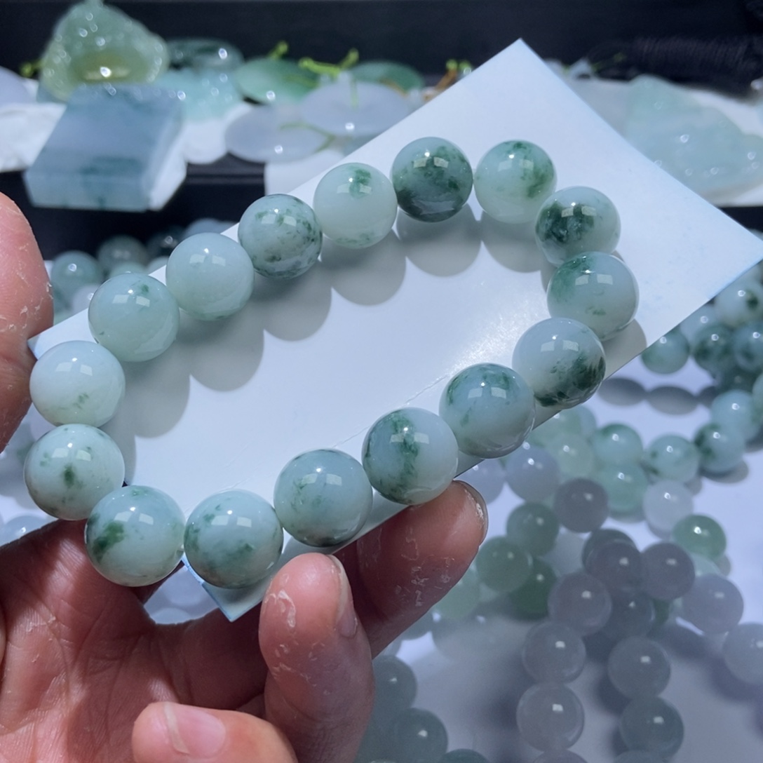 定制翡翠未镶嵌卡13.5