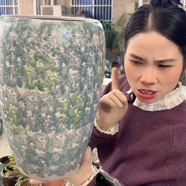 正品口20高33花盆……