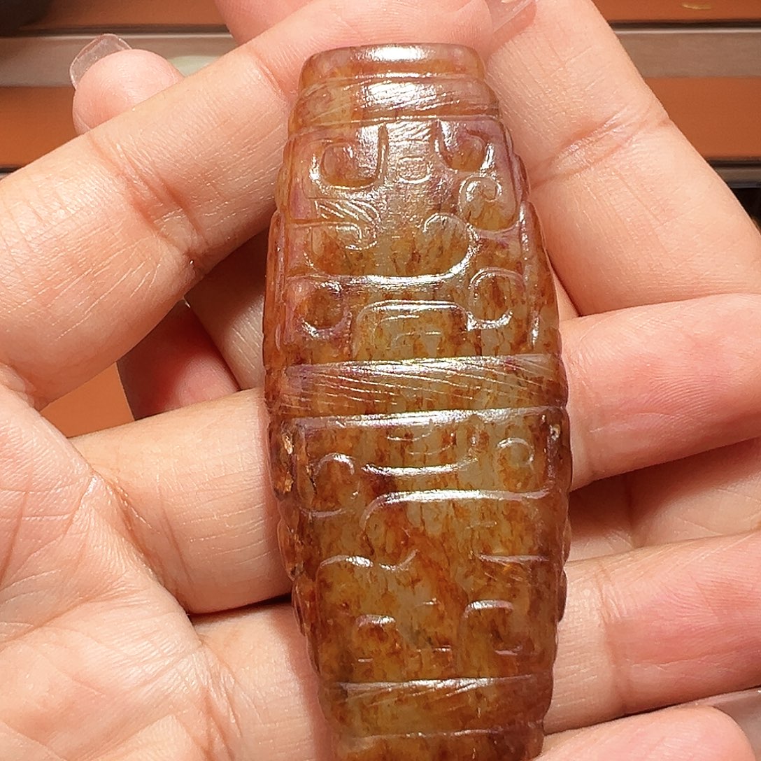 契***哥和田玉未镶嵌挂件