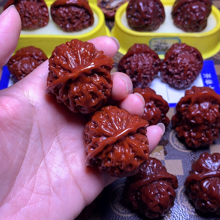 文玩核桃吊坠一*苹果园41.8