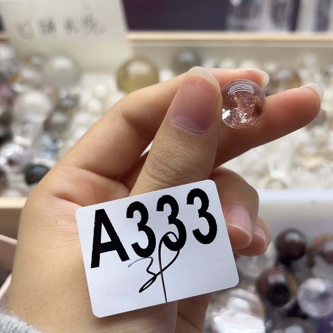 町***白珠宝半成品水晶未镶嵌333