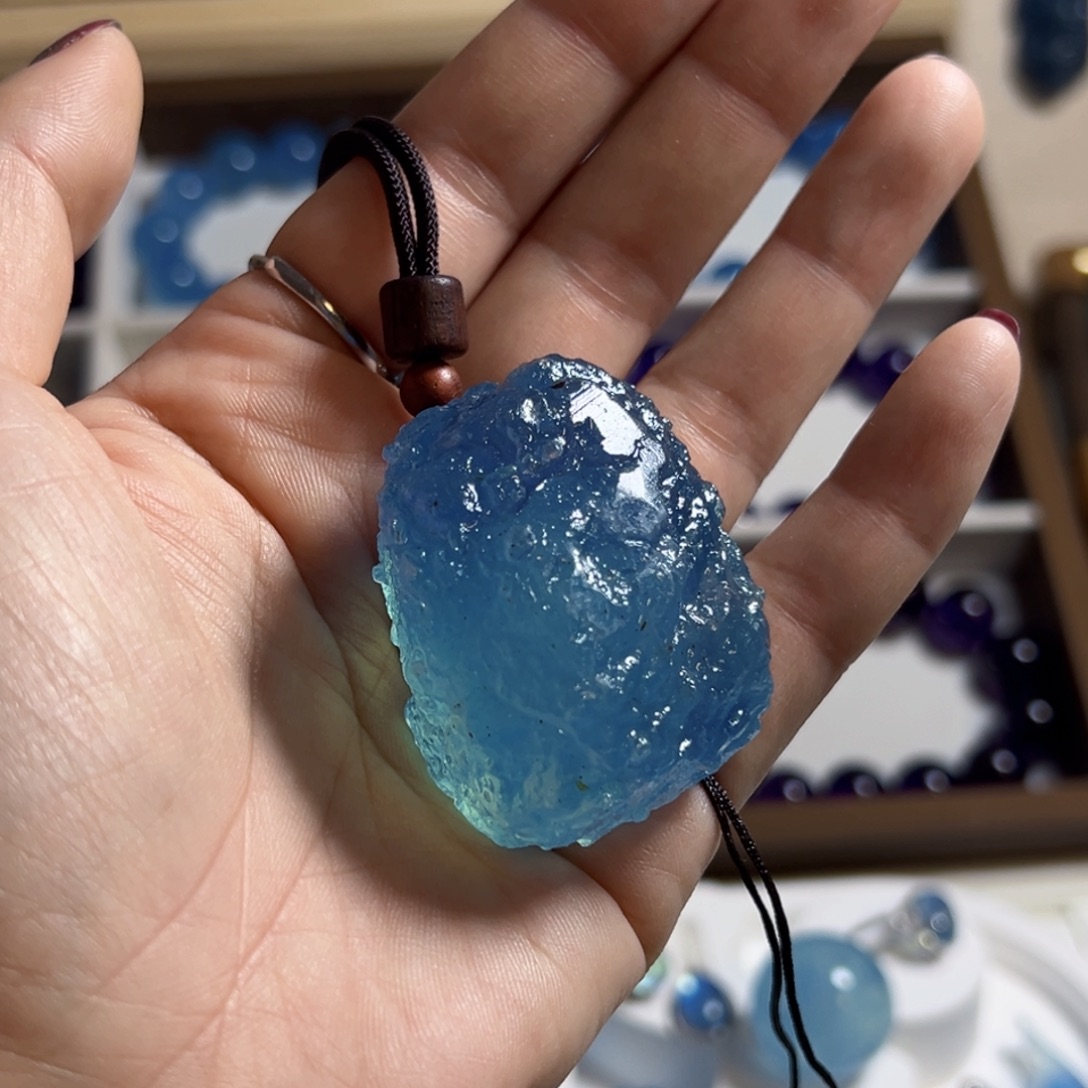 菩***莲海蓝原石直播间专拍