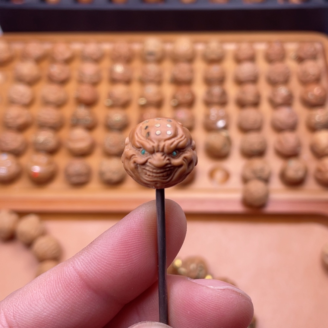 猴头核桃手串猴头核桃戒疤恶僧