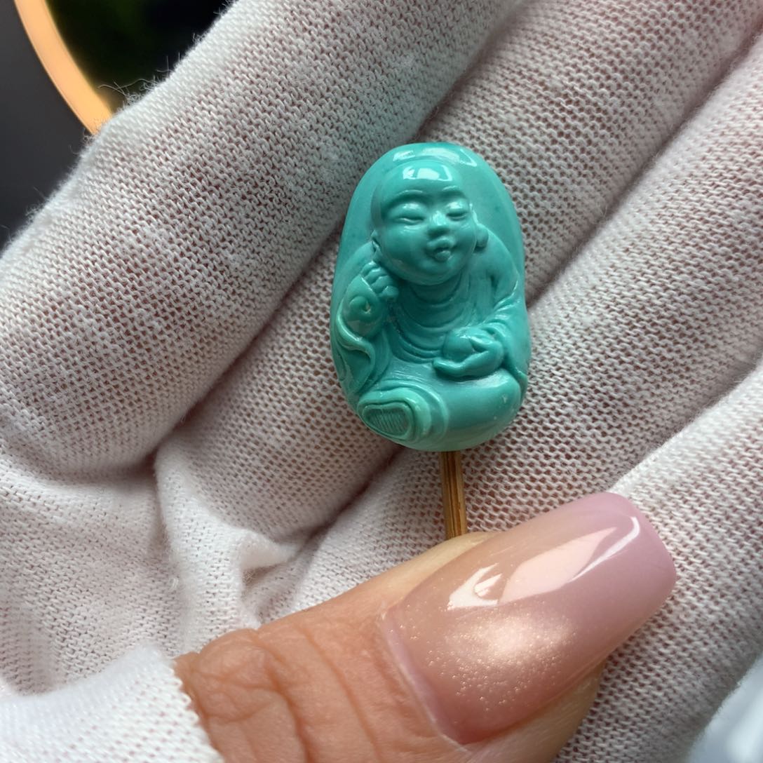 绿松石挂件未镶嵌