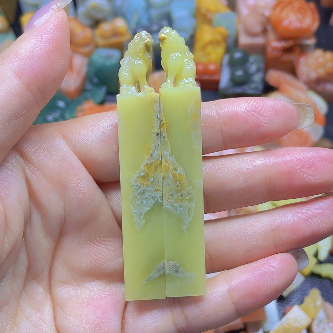 青田石印石青田封门