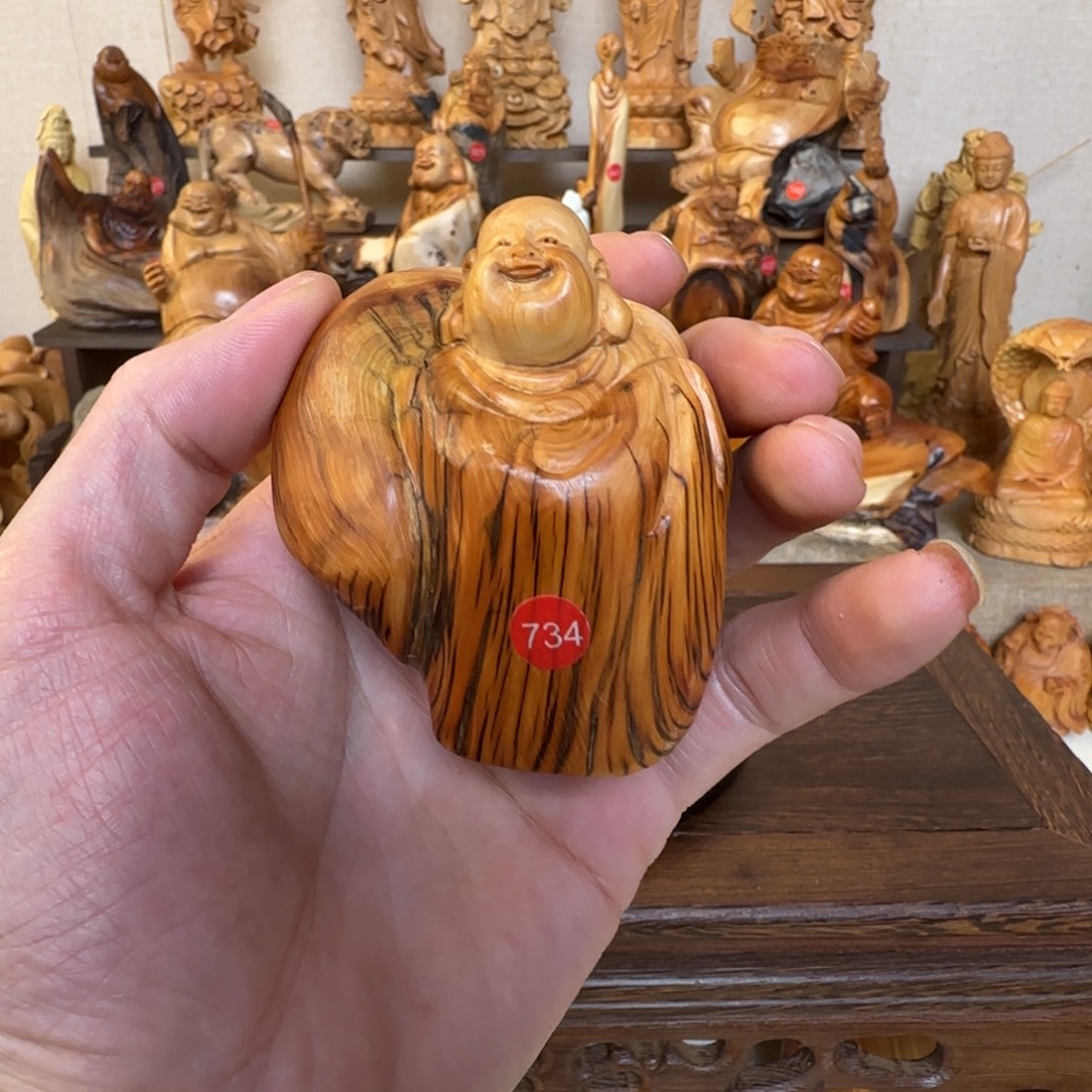 崖柏小木匠艺雕一物一拍