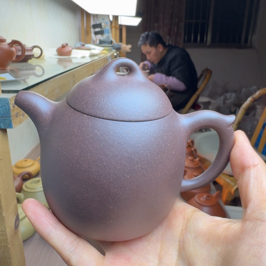 噔***噔紫砂茶壶230容量左右