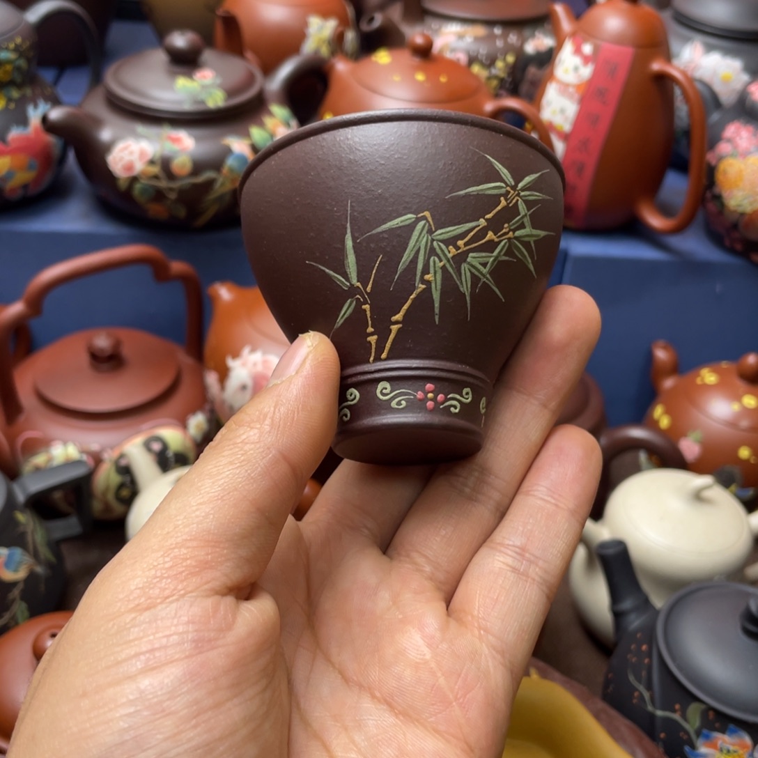 紫砂茶杯紫砂主人杯100cc