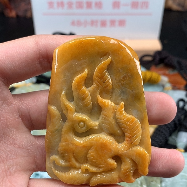 翡翠未镶嵌颈饰天然保真a货