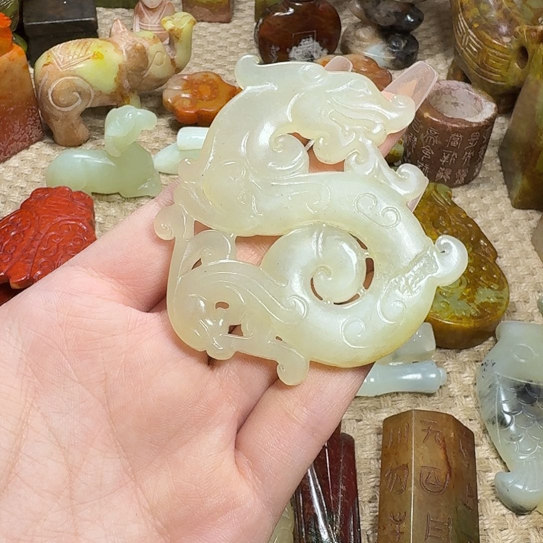 白玉菩提吊坠挂件