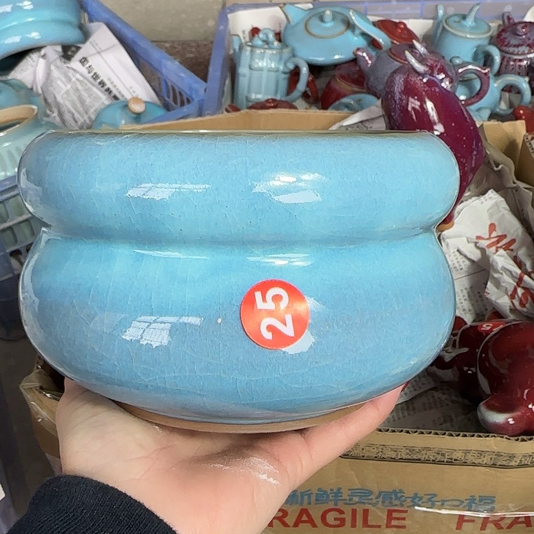 陶摆件郑家钧窑摆件