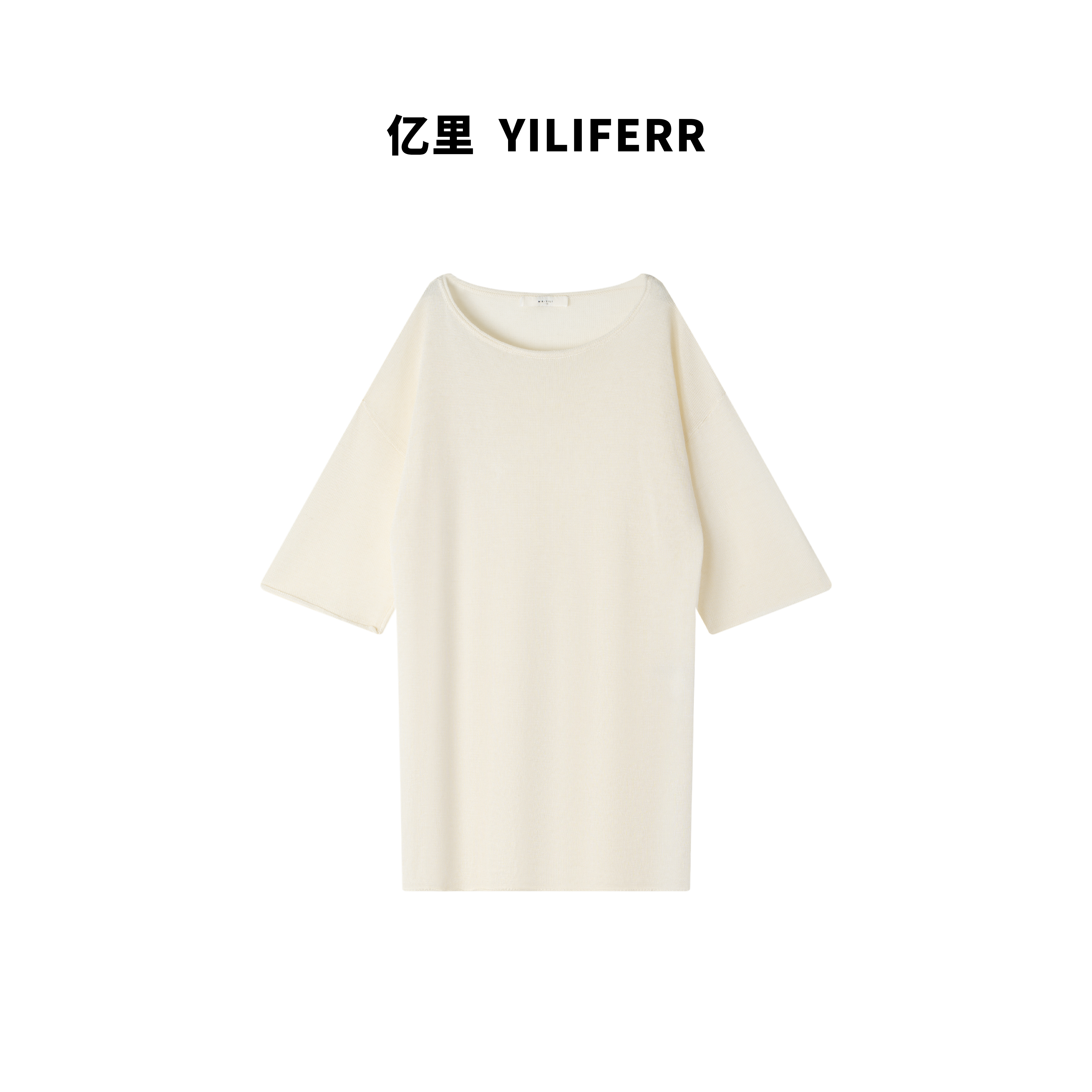 【YILI显瘦女装】韩系简约时尚镂空开叉短袖上衣 Y0744