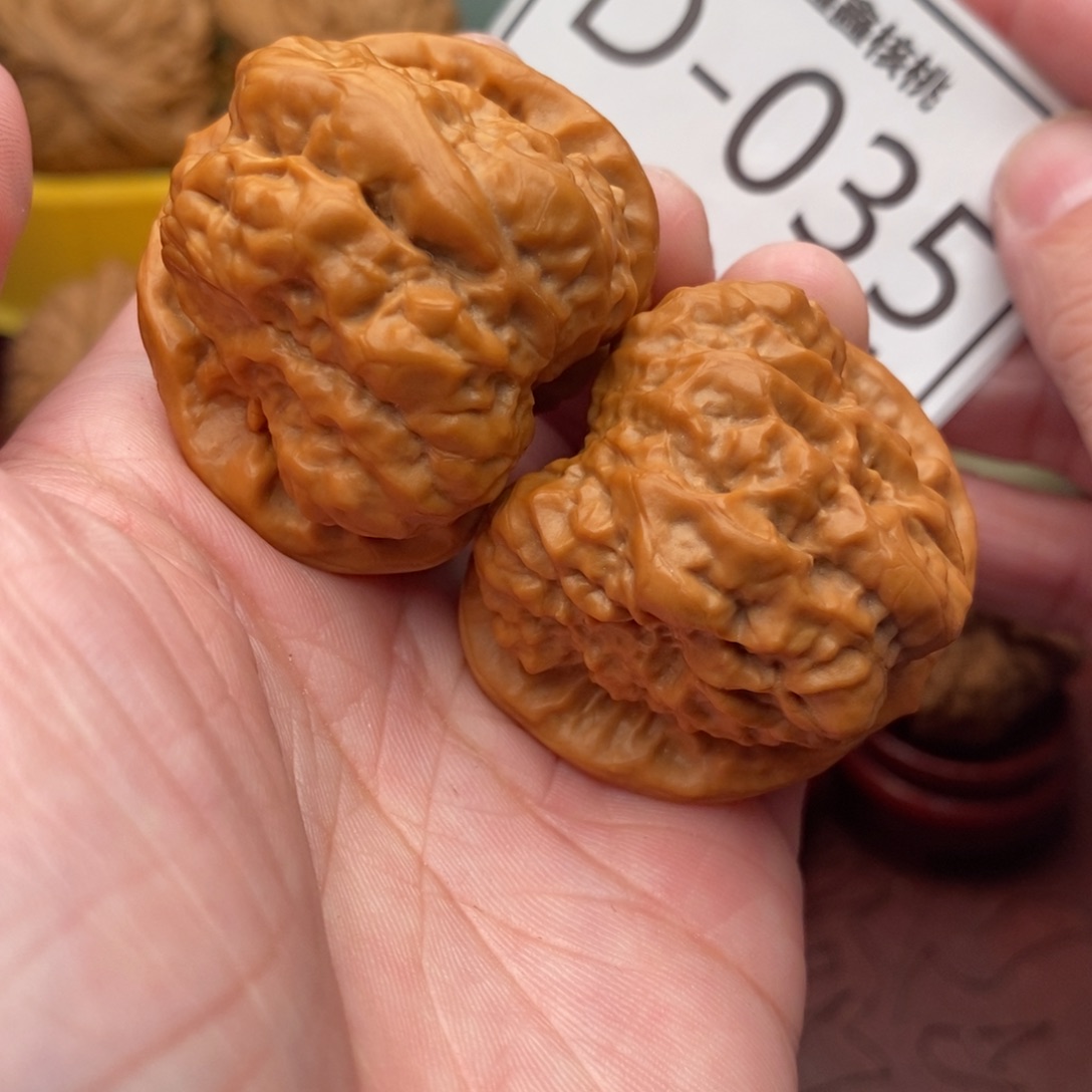 文玩核桃把件开背蛙39