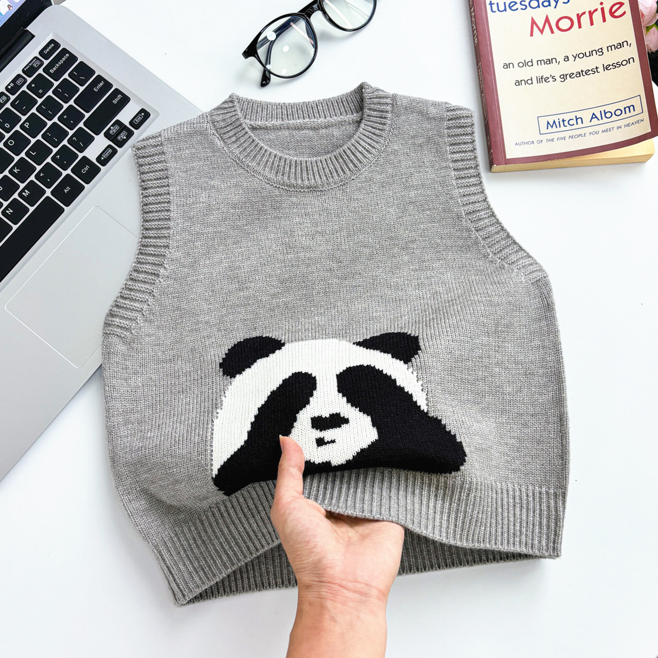 儿童卡通毛衣马甲2025秋冬新款韩版可爱外穿男女童无袖洋气马夹潮