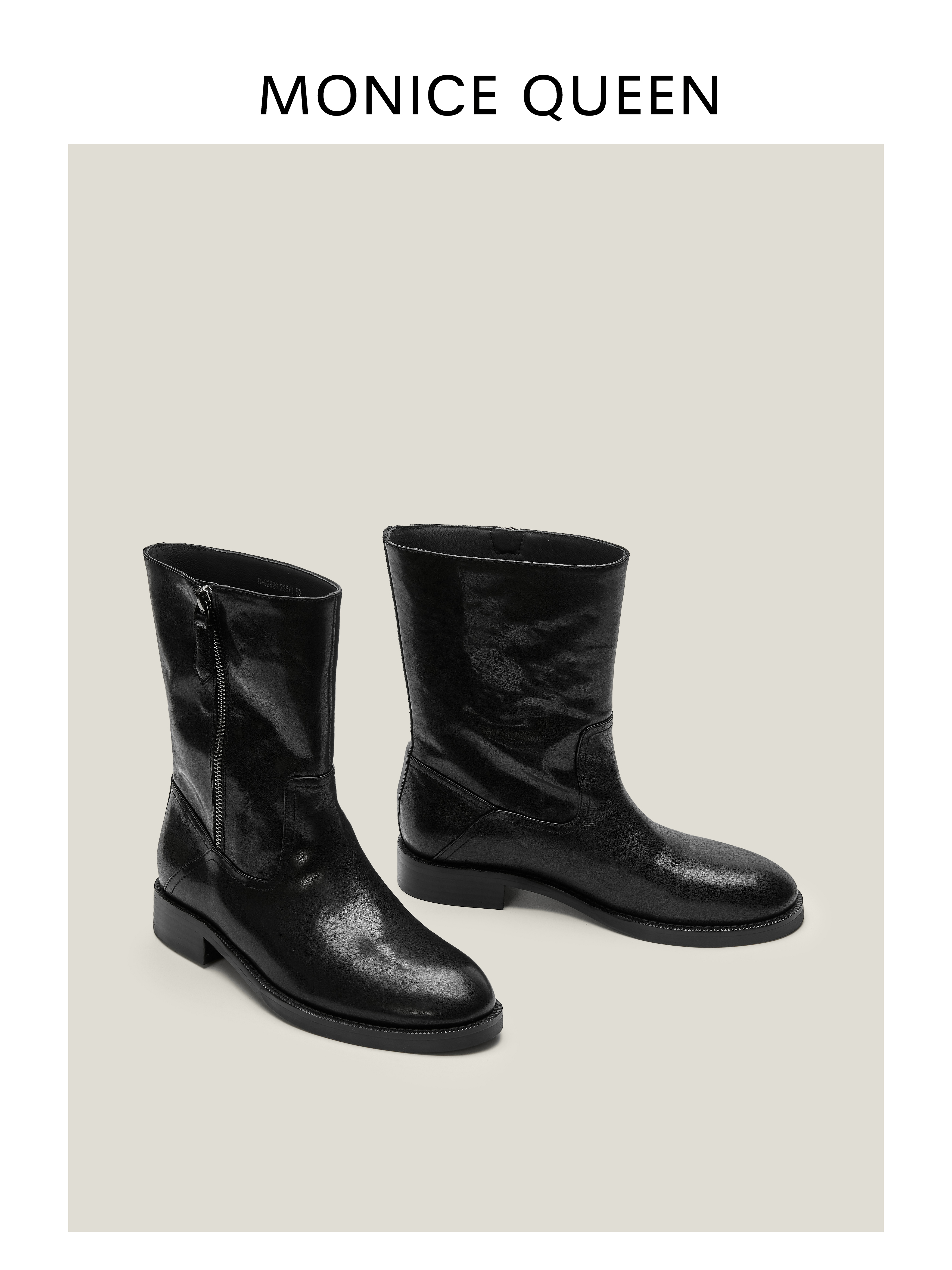 【语熙-曼哈顿夜】一脚蹬时装瘦瘦靴韩版冬季厚底粗跟英伦风G2929