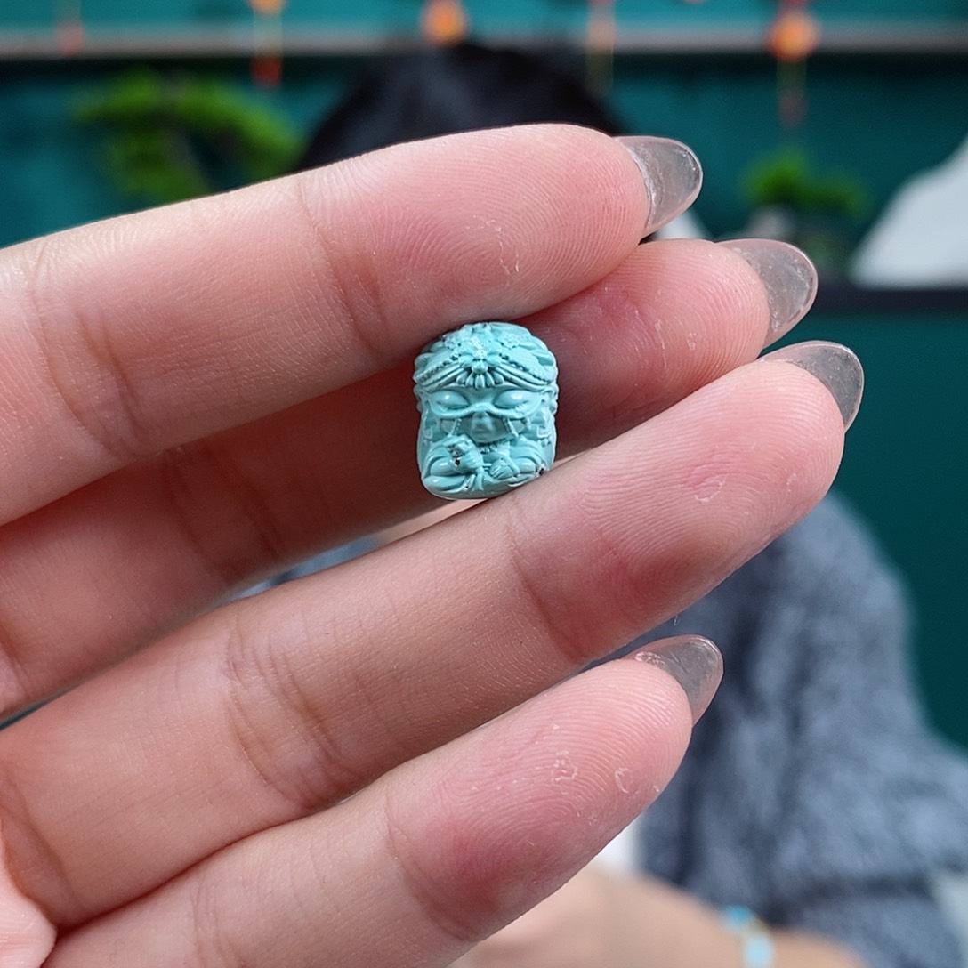 绿松石珠宝奇石未镶嵌