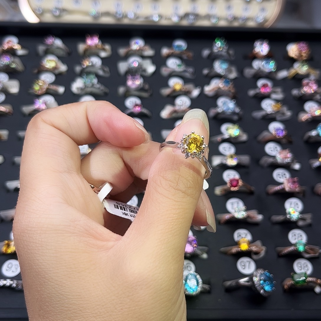 莫桑石非金属SH六芒星一卡-16