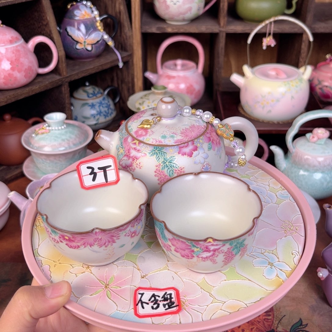 壶陶d****g猪油冻西施套装
