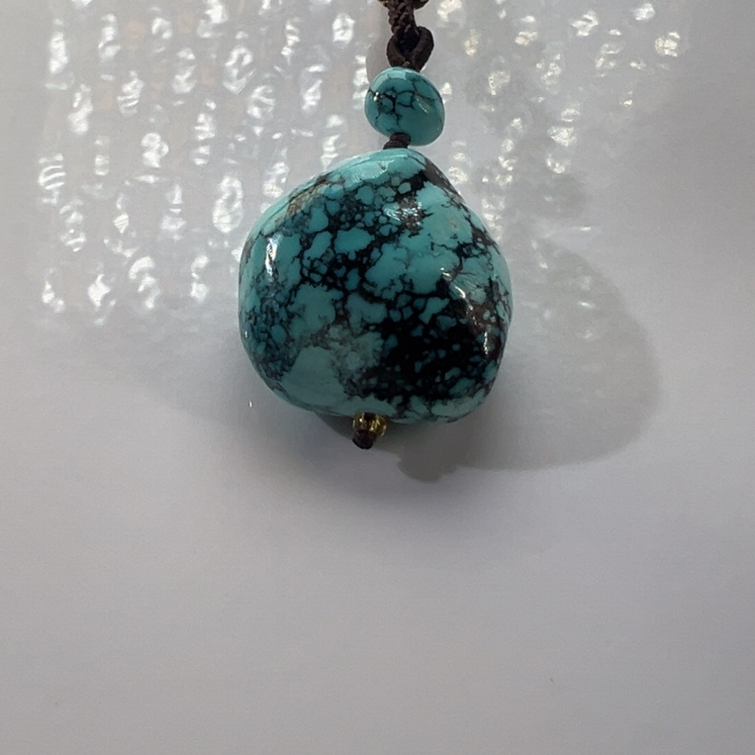 绿松石未镶嵌挂件