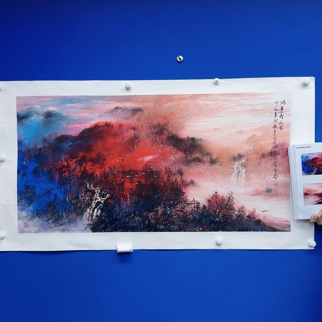 国画多次参加国内外大型展览交流