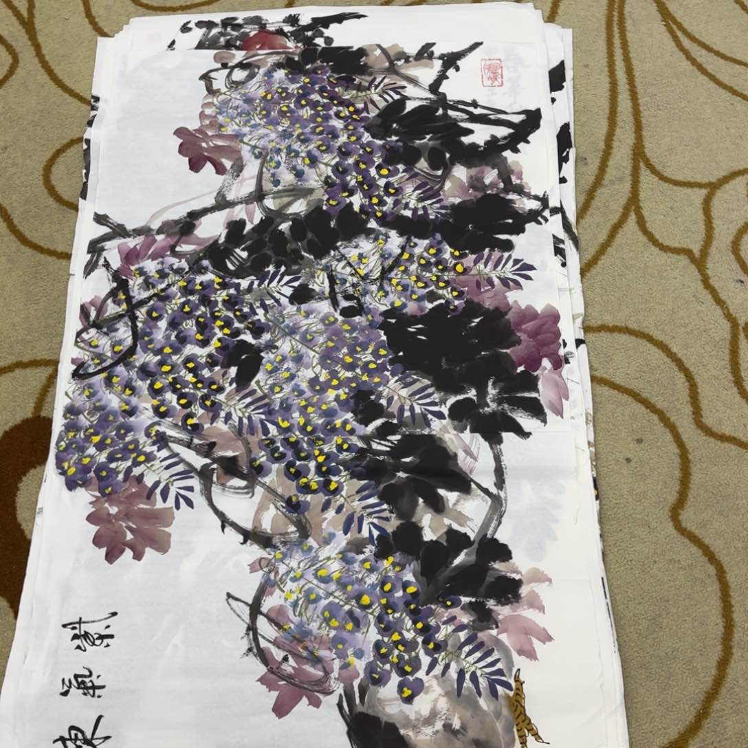 国画王孝华四尺李欣主播