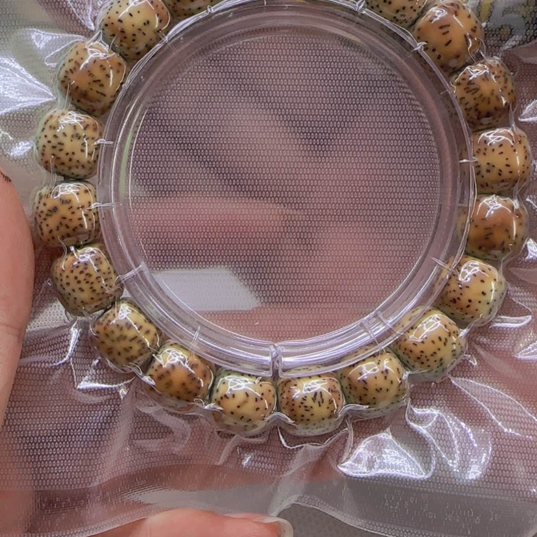 星月菩提手串38高端火烧云星月菩提1.2桶单圈