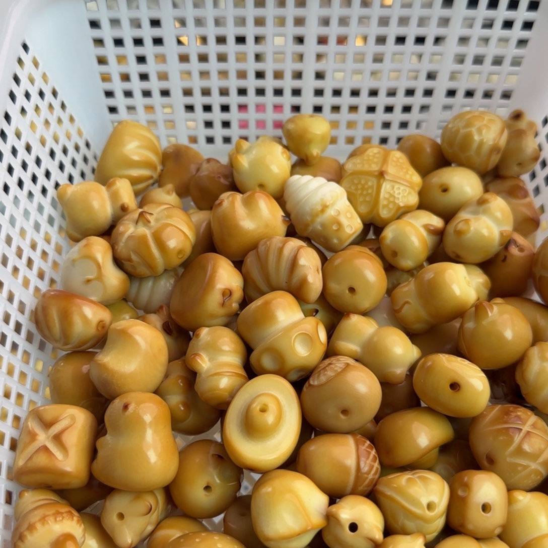 吊坠菩提根/象牙果微瑕牙果炭烤100颗批发不售后