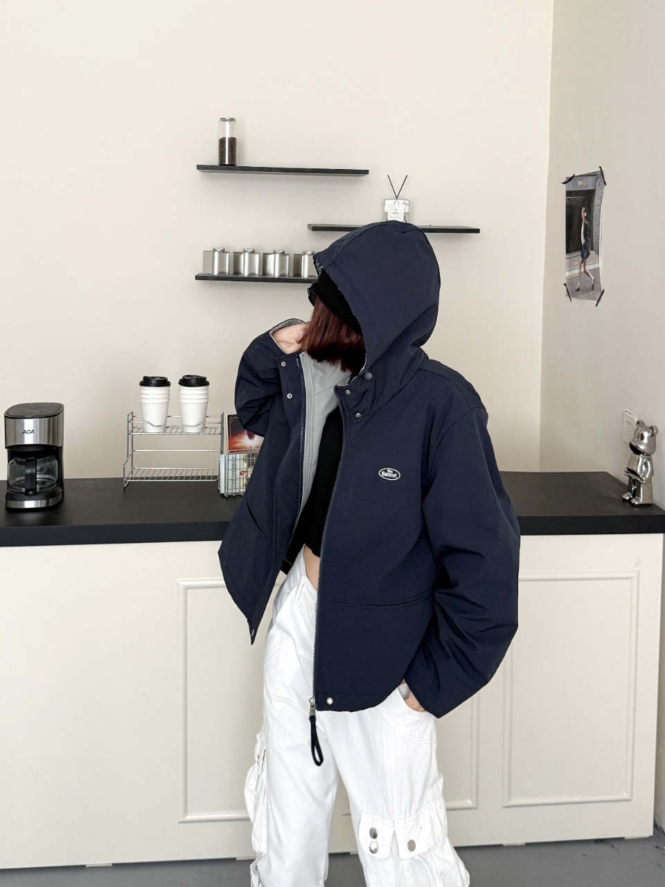 G201-G250秋冬新款老钱风韩版高级感女装时尚洋气百搭上衣外套