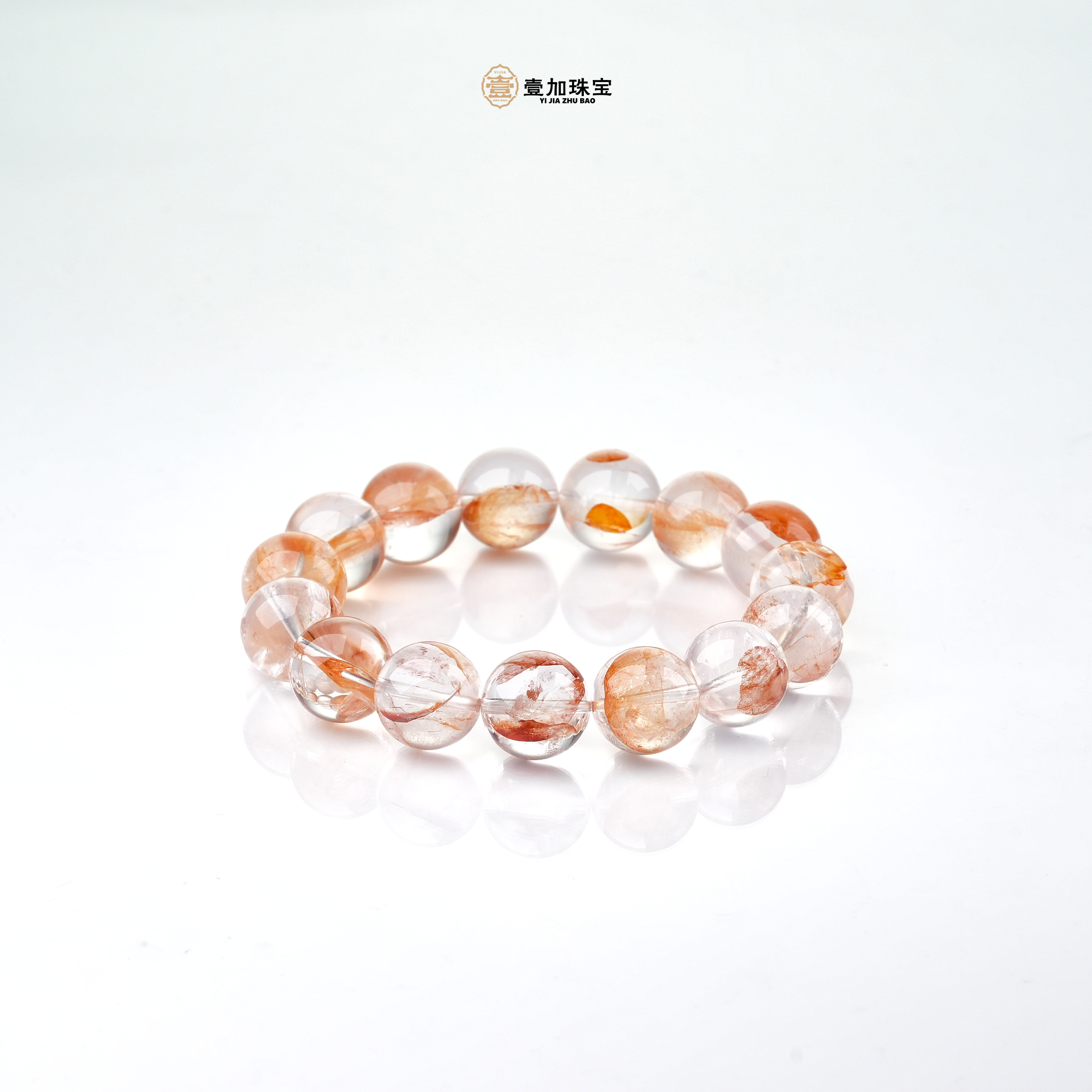 壹加师姐|手工设计胶花水晶多宝手串多样性发一300