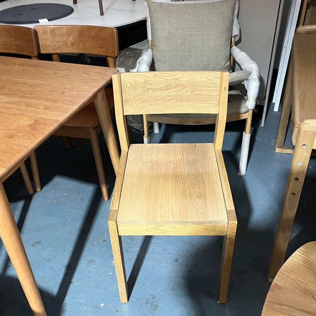 餐椅橡木实木样品清