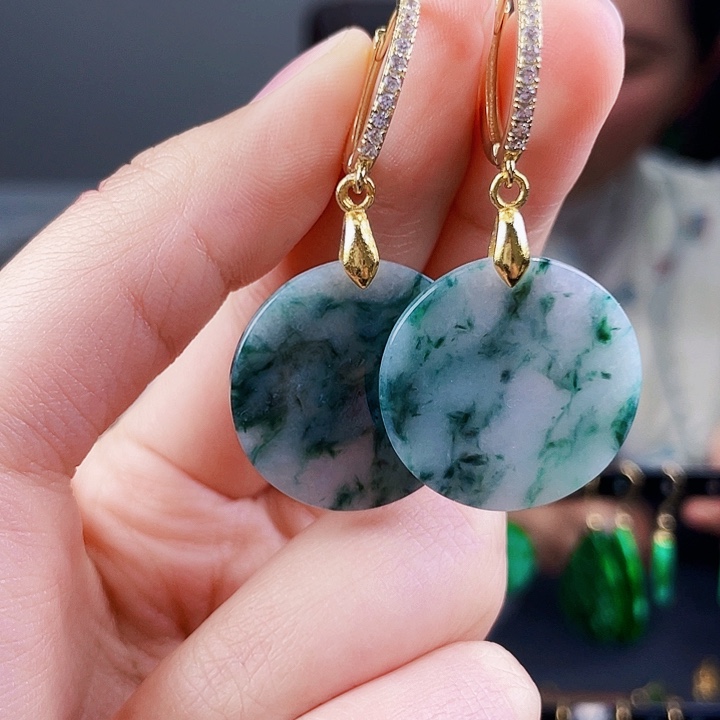 翡翠耳饰未镶嵌饰品