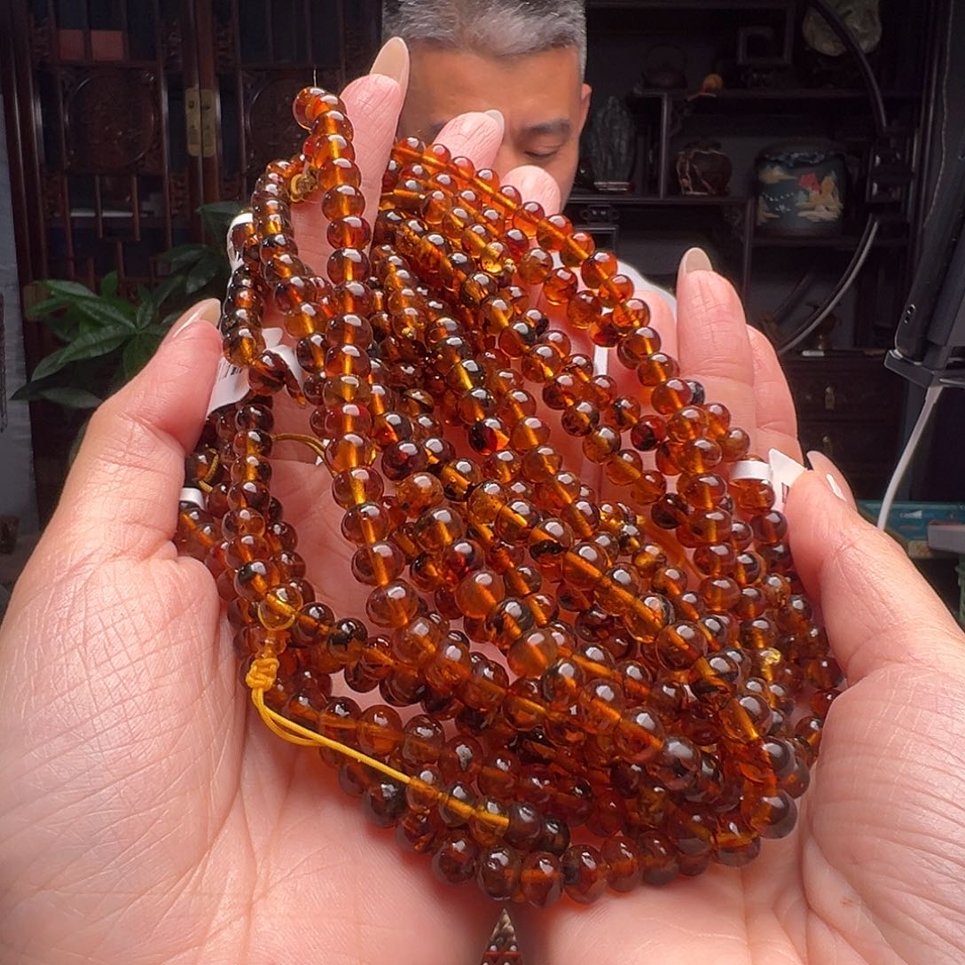 未镶嵌琥珀裸石抚顺琥珀20963六多样性发其一