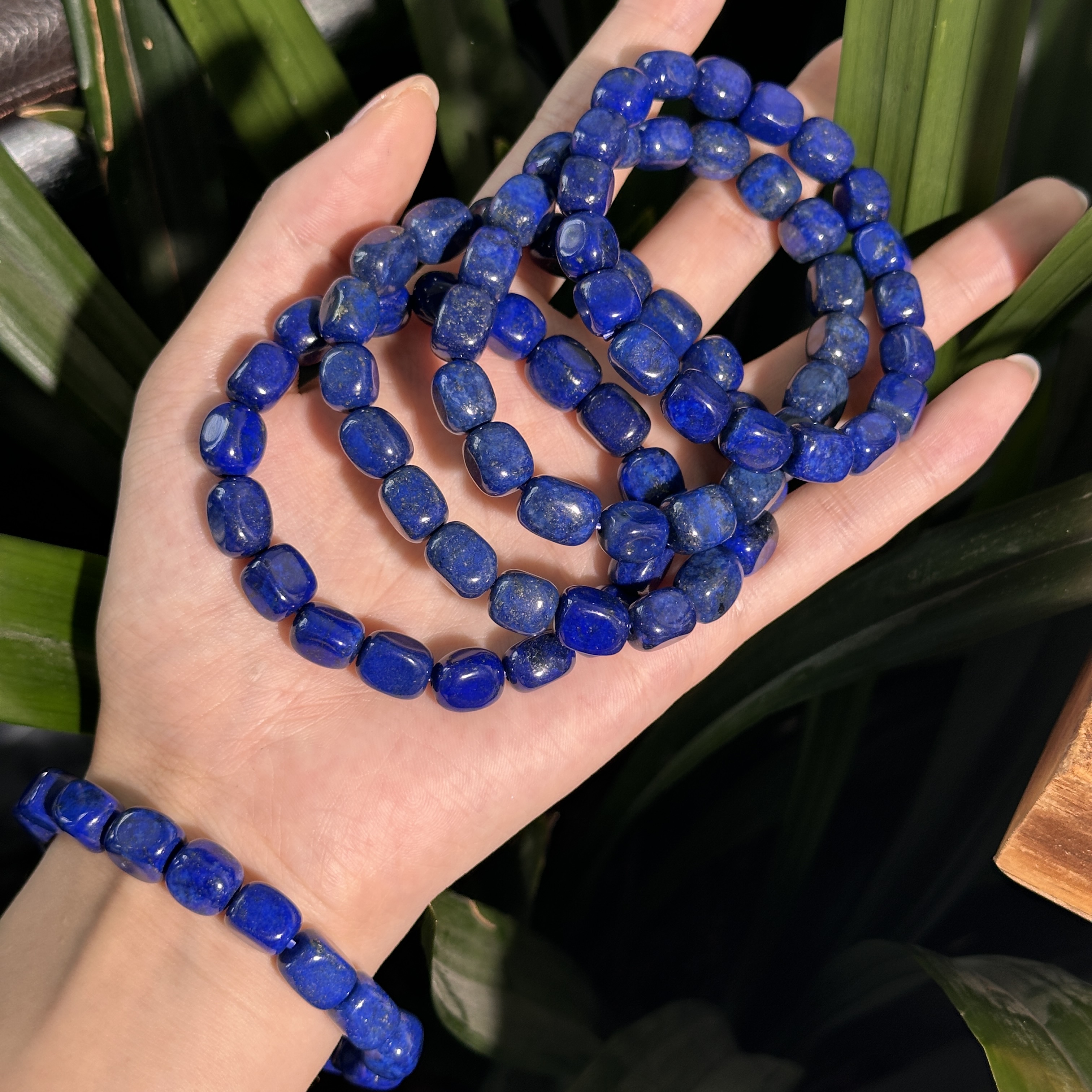 Q23 天然青金石手串 多样性发其一