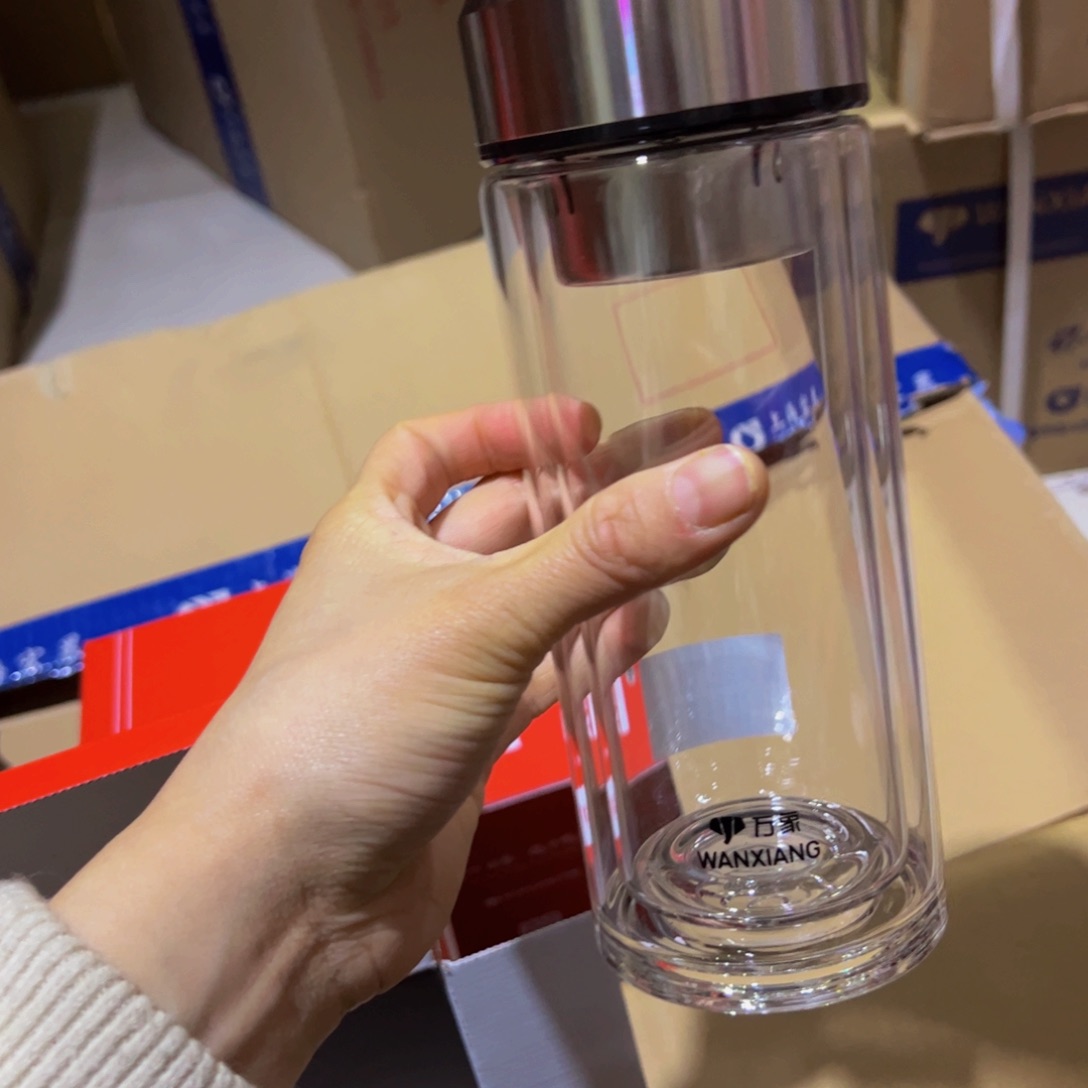 V929双层玻璃杯430➕被套